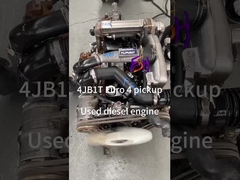 4JB1T-Pickup Isuzu Gebruikte dieselmotor 4 cilinders Voertuigmotor