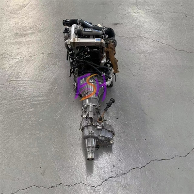 Hoge duurzaamheid 4JB1T Euro 4 Japanse Isuzu 4 cilinder gebruikte dieselmotor voor Isuzu pickup truck